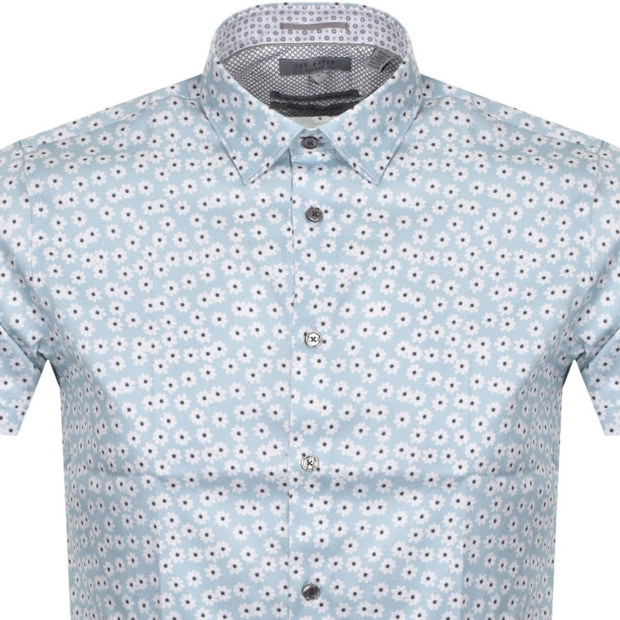 Alternative Image for ProductTed Baker Relax Short Sleeved Shirt Blue2